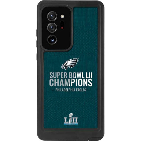 NFL Philadelphia Eagles Super Bowl LII Champions Galaxy Note20 Ultra 5G Waterproof Case
