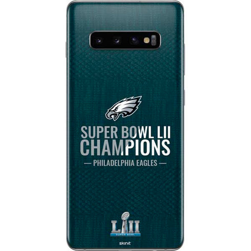 NFL Philadelphia Eagles Super Bowl LII Champions Galaxy S10 Plus Skin