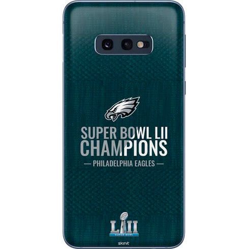 NFL Philadelphia Eagles Super Bowl LII Champions Galaxy S10e Skin