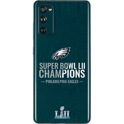 NFL Philadelphia Eagles Super Bowl LII Champions Galaxy S20 Fan Edition Skin