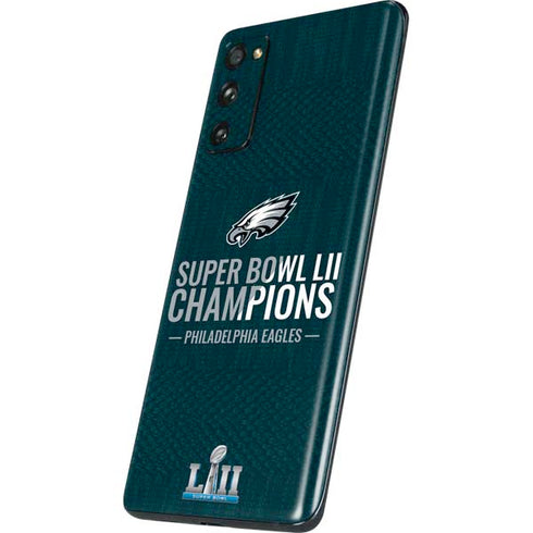 NFL Philadelphia Eagles Super Bowl LII Champions Galaxy S20 Fan Edition Skin