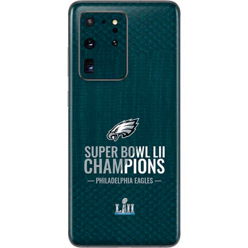NFL Philadelphia Eagles Super Bowl LII Champions Galaxy S20 Ultra 5G Skin