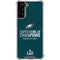 NFL Philadelphia Eagles Super Bowl LII Champions Galaxy S22 Plus Clear Case