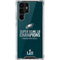 NFL Philadelphia Eagles Super Bowl LII Champions Galaxy S22 Ultra Clear Case