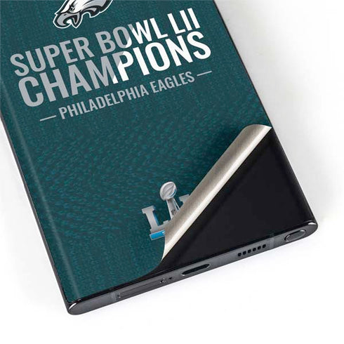 NFL Philadelphia Eagles Super Bowl LII Champions Galaxy S22 Ultra Skin