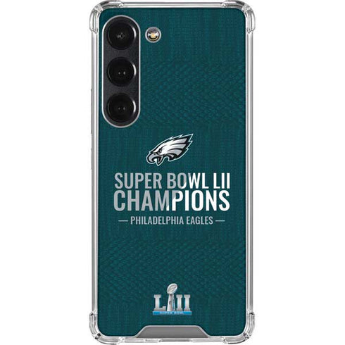 NFL Philadelphia Eagles Super Bowl LII Champions Galaxy S23 Clear Case