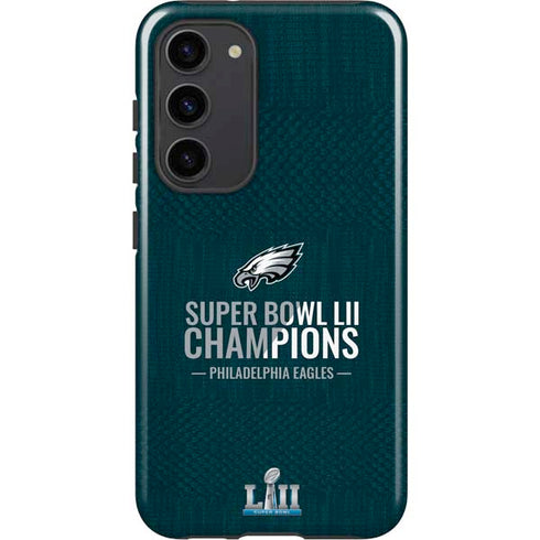NFL Philadelphia Eagles Super Bowl LII Champions Galaxy S23 Plus Pro Case