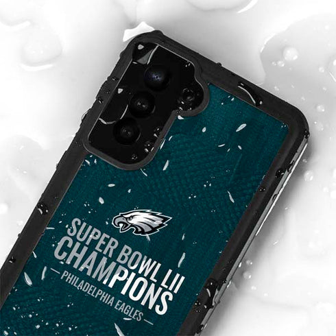 NFL Philadelphia Eagles Super Bowl LII Champions Galaxy S23 Plus Waterproof Case