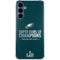 NFL Philadelphia Eagles Super Bowl LII Champions Galaxy S24 Clear Case