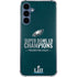 NFL Philadelphia Eagles Super Bowl LII Champions Galaxy S24 Clear Case