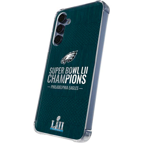 NFL Philadelphia Eagles Super Bowl LII Champions Galaxy S24 Clear Case