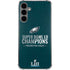 NFL Philadelphia Eagles Super Bowl LII Champions Galaxy S24 Plus Clear Case