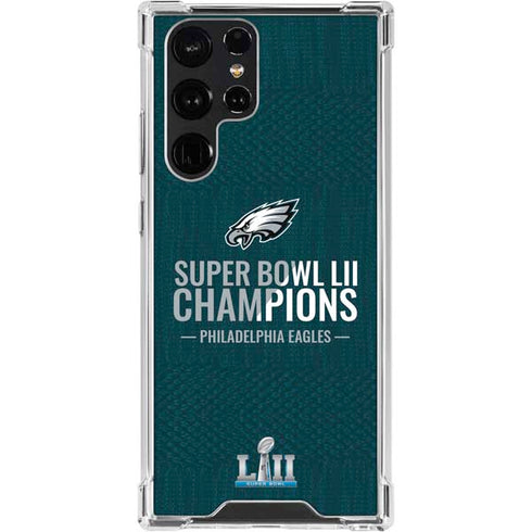 NFL Philadelphia Eagles Super Bowl LII Champions Galaxy S24 Ultra Clear Case