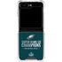 NFL Philadelphia Eagles Super Bowl LII Champions Galaxy Z Flip5 5G Clear Case