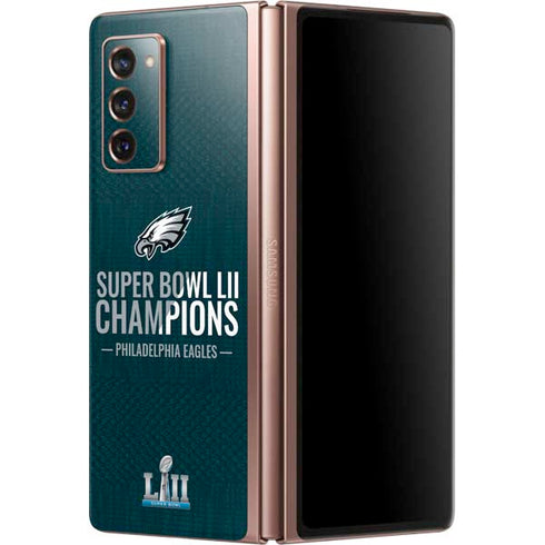 NFL Philadelphia Eagles Super Bowl LII Champions Galaxy Z Fold2 5G Skin