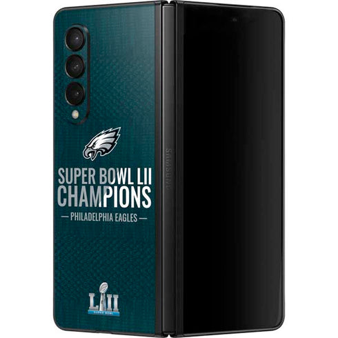 NFL Philadelphia Eagles Super Bowl LII Champions Galaxy Z Fold3 5G Skin