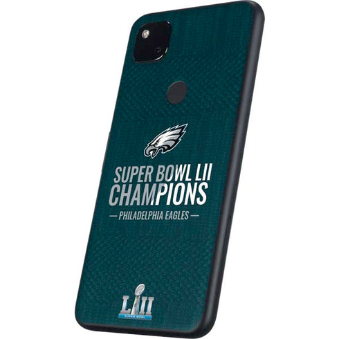 NFL Philadelphia Eagles Super Bowl LII Champions Google Pixel 4a Skin