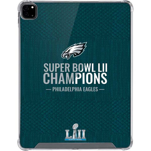 NFL Philadelphia Eagles Super Bowl LII Champions iPad Pro 12.9in (2020) Clear Case