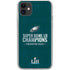 NFL Philadelphia Eagles Super Bowl LII Champions iPhone 11 Clear Case