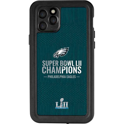 NFL Philadelphia Eagles Super Bowl LII Champions iPhone 11 Pro Waterproof Case