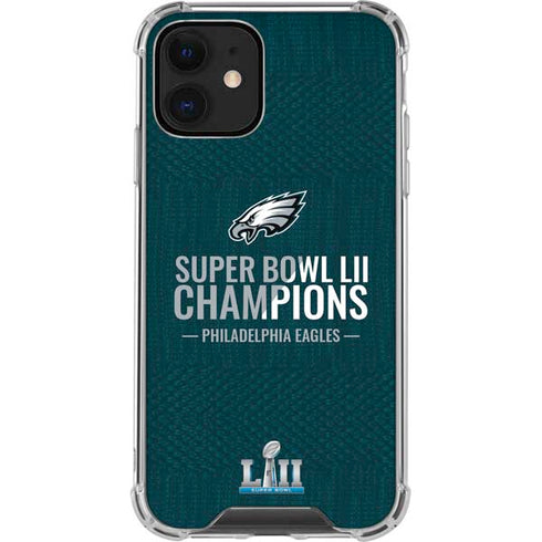 NFL Philadelphia Eagles Super Bowl LII Champions iPhone 12 Clear Case