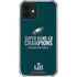 NFL Philadelphia Eagles Super Bowl LII Champions iPhone 12 Clear Case