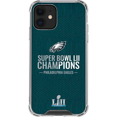 NFL Philadelphia Eagles Super Bowl LII Champions iPhone 12 Mini Clear Case