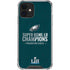 NFL Philadelphia Eagles Super Bowl LII Champions iPhone 12 Mini Clear Case