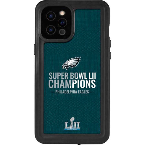NFL Philadelphia Eagles Super Bowl LII Champions iPhone 12 Pro Max Waterproof Case