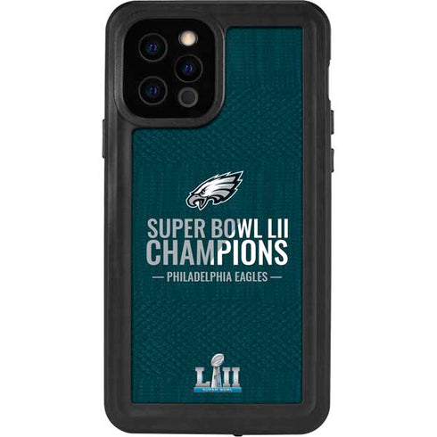 NFL Philadelphia Eagles Super Bowl LII Champions iPhone 12 Pro Waterproof Case