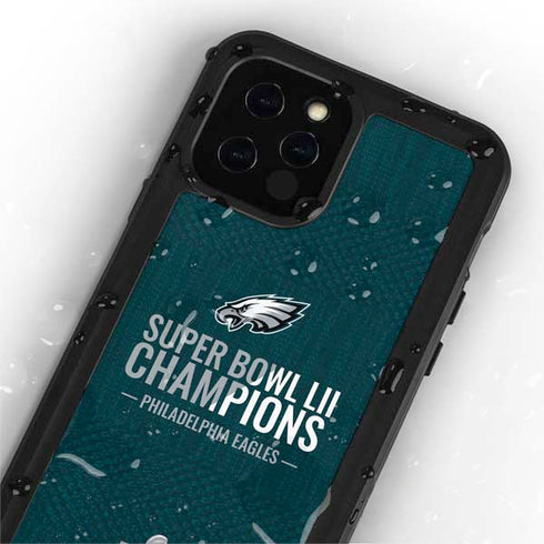 NFL Philadelphia Eagles Super Bowl LII Champions iPhone 12 Pro Waterproof Case