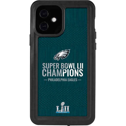 NFL Philadelphia Eagles Super Bowl LII Champions iPhone 12 Waterproof Case