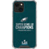 NFL Philadelphia Eagles Super Bowl LII Champions iPhone 14 Clear Case