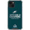 NFL Philadelphia Eagles Super Bowl LII Champions iPhone 15 Plus Clear Case