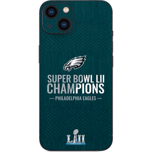 NFL Philadelphia Eagles Super Bowl LII Champions iPhone 14 Plus Skin