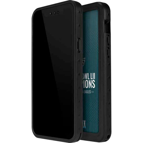 NFL Philadelphia Eagles Super Bowl LII Champions iPhone 14 Pro Max Waterproof Case