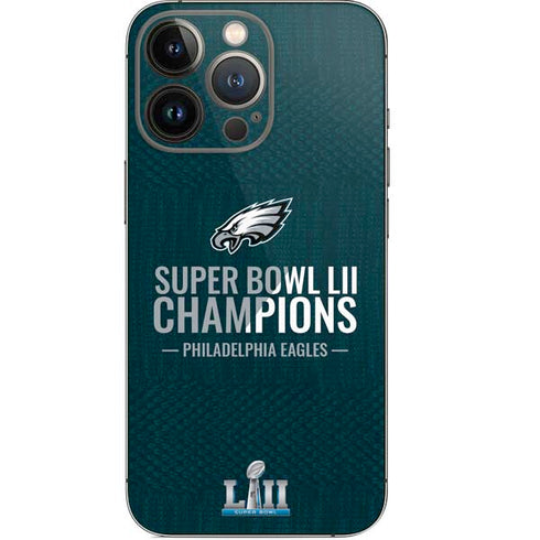 NFL Philadelphia Eagles Super Bowl LII Champions iPhone 14 Pro Skin