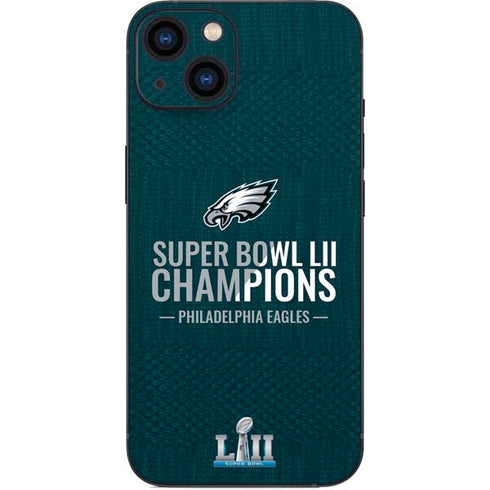 NFL Philadelphia Eagles Super Bowl LII Champions iPhone 15 Skin
