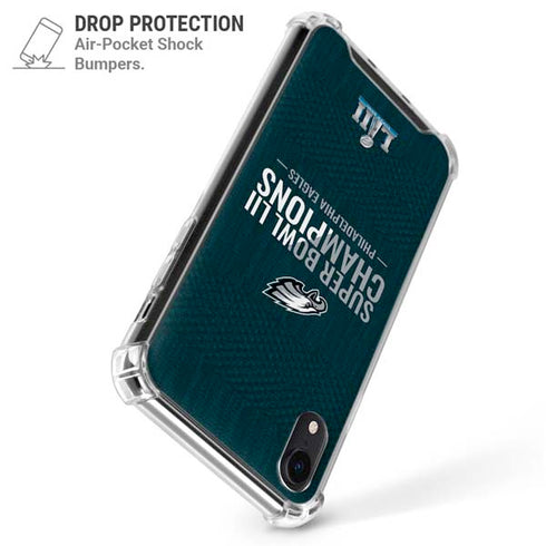 NFL Philadelphia Eagles Super Bowl LII Champions iPhone XR Clear Case