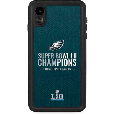 NFL Philadelphia Eagles Super Bowl LII Champions iPhone XR Waterproof Case