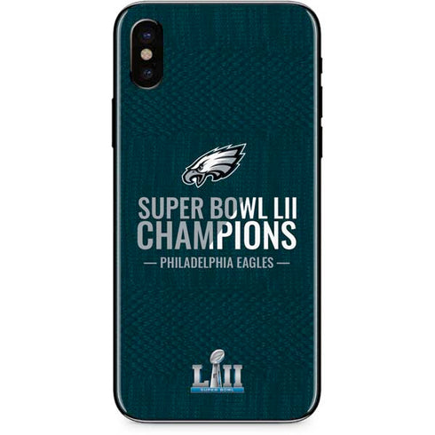NFL Philadelphia Eagles Super Bowl LII Champions iPhone XS Skin