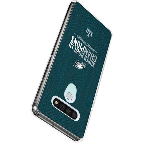 NFL Philadelphia Eagles Super Bowl LII Champions LG Stylo 6 Clear Case