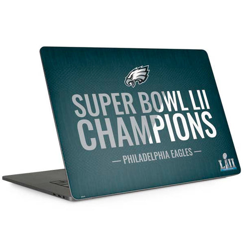 NFL Philadelphia Eagles Super Bowl LII Champions Apple MacBook Pro 15-inch Skin