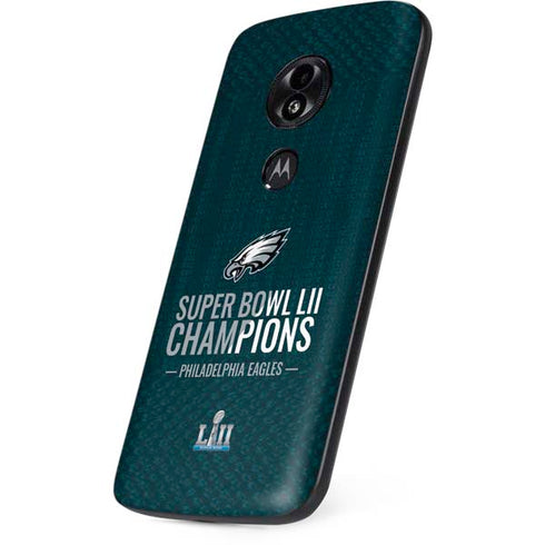 NFL Philadelphia Eagles Super Bowl LII Champions Moto E5 Play Skin