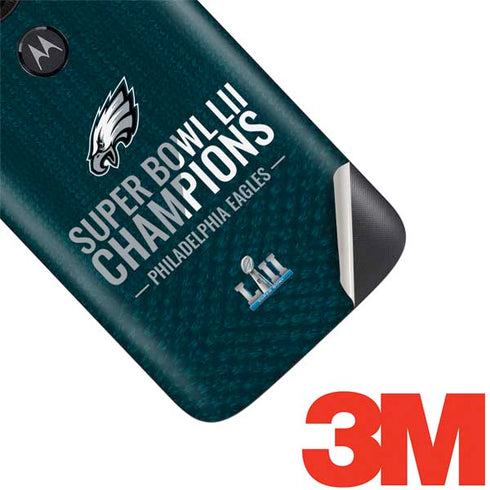 NFL Philadelphia Eagles Super Bowl LII Champions Moto E5 Play Skin