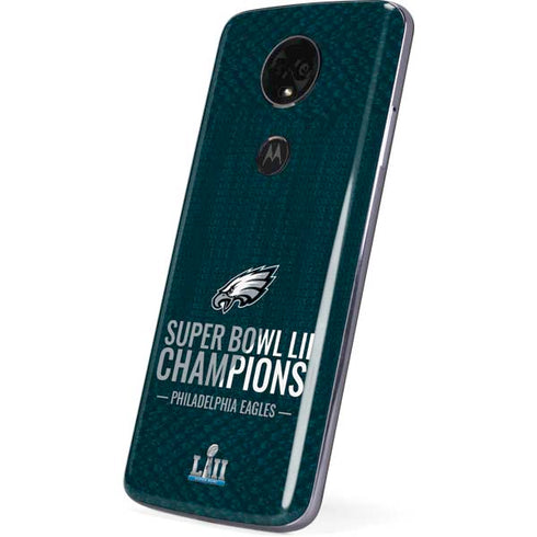 NFL Philadelphia Eagles Super Bowl LII Champions Moto E5 Plus Skin