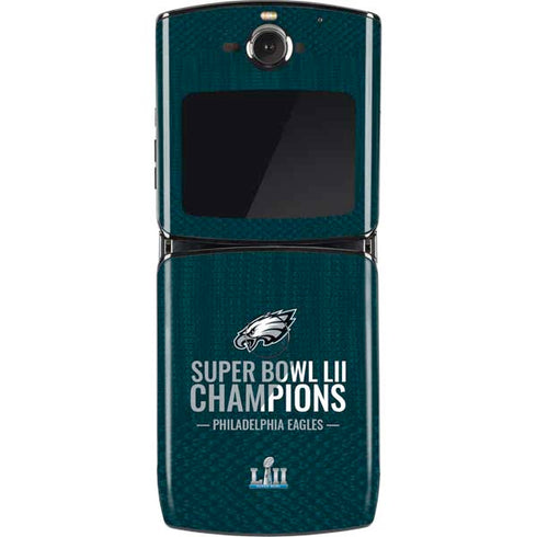NFL Philadelphia Eagles Super Bowl LII Champions Motorola RAZR Skin