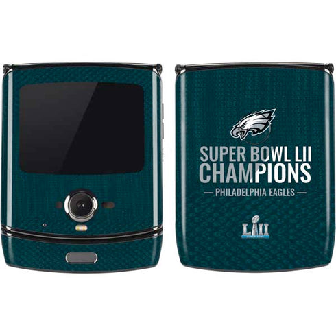 NFL Philadelphia Eagles Super Bowl LII Champions Motorola RAZR Skin