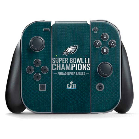 NFL Philadelphia Eagles Super Bowl LII Champions Nintendo Switch (2017-2021) Joy-Con Controller Skin