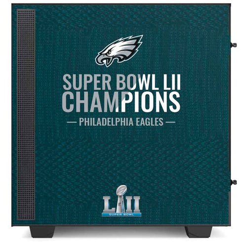 NFL Philadelphia Eagles Super Bowl LII Champions NZXT H510 Compact ATX Mid-Tower Case Skin